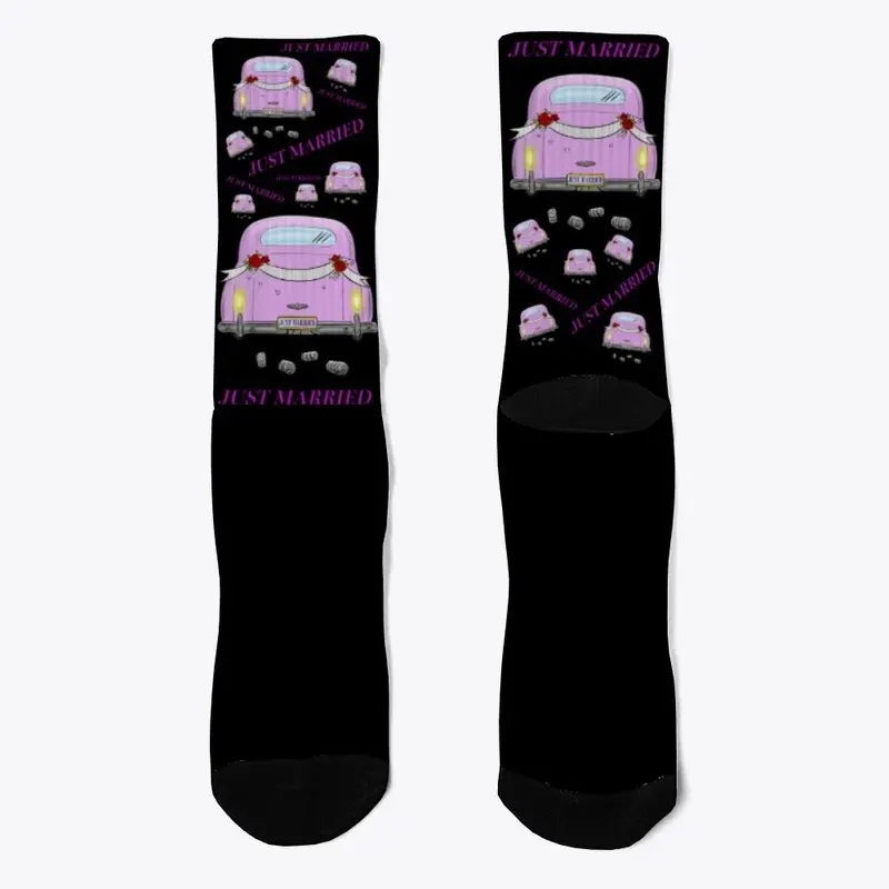 Wedding Socks-Just Married Socks